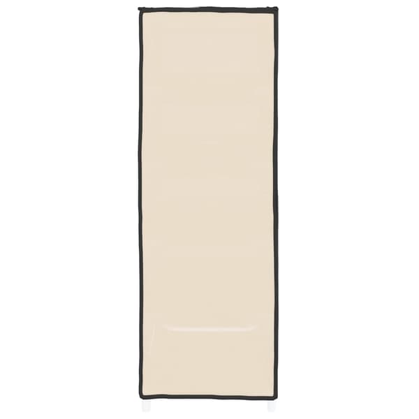 Skoskåp Grädde 60x28x90 cm tyg