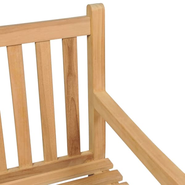Trädgårdsbänk 228 cm massiv teak