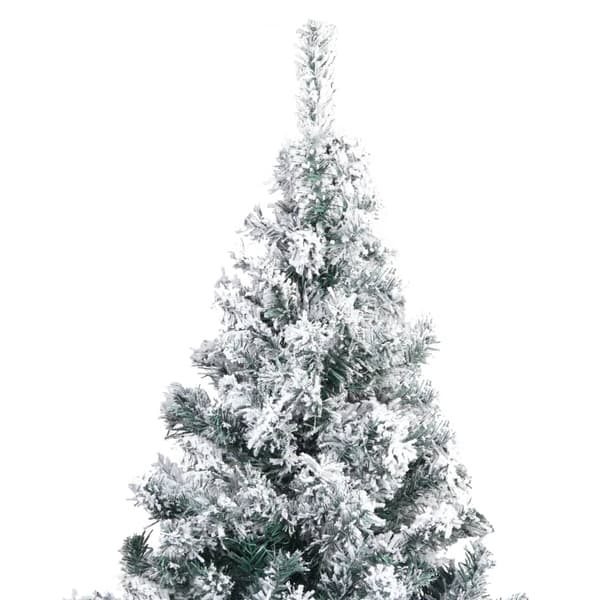 Plastgran med snö grön 180 cm PVC