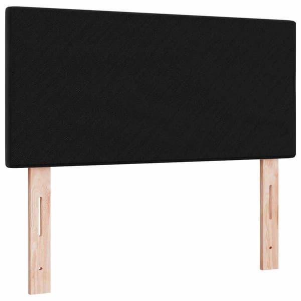 Huvudgavel Svart 80 cm Sammet