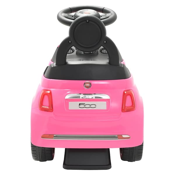 Åkbil Fiat 500 rosa
