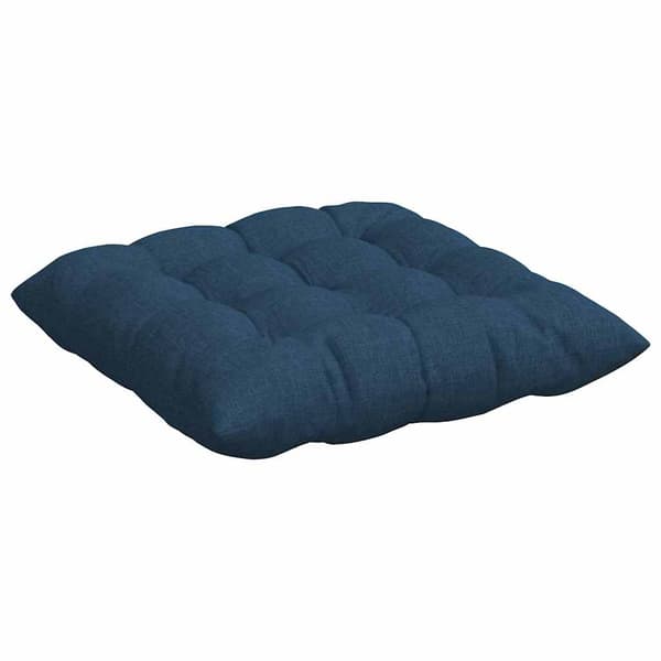 Sittkuddar 4 pcs Blå 40 x 40 x 6 cm tyg