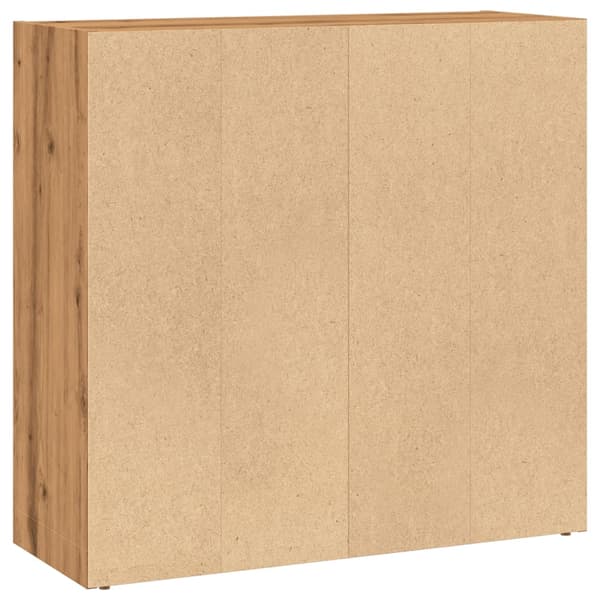 Bokhylla ek 80x30x77 cm konstruerat trä