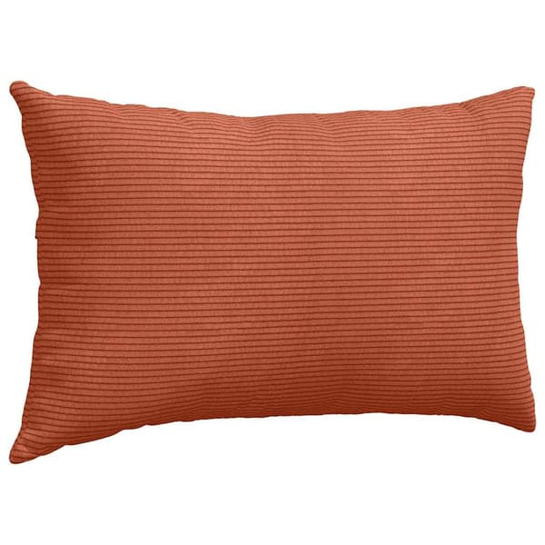 Sofakuddar 2 pcs Röd orange 50 x 30 cm Kordread tyg