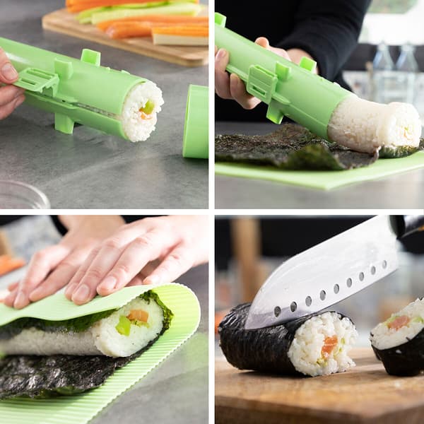 Sushi-sæt med opskrifter Suzooka InnovaGoods 3 Dele
