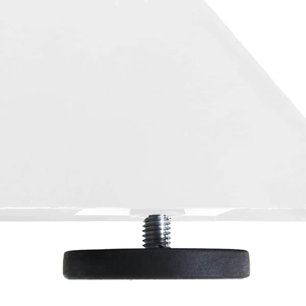 Matbordsben spindelformad vit 85x85x(72-73) cm stål