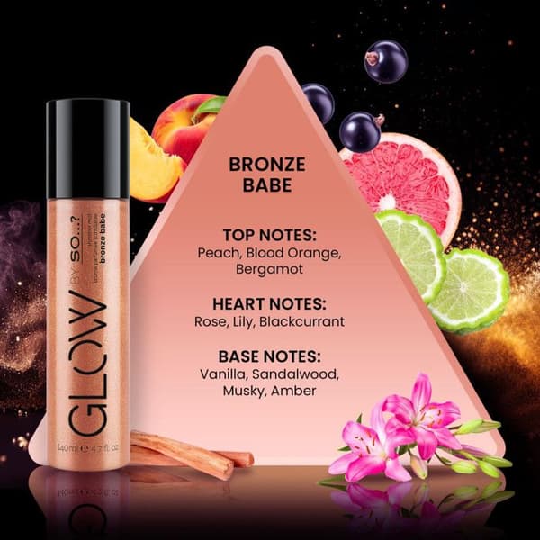 Glow By So - Glittrande Doftmist - Bronze Babe -