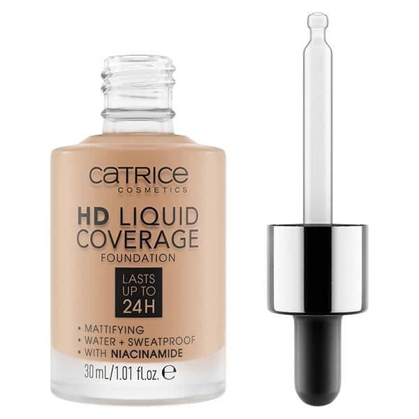 Foundations - Catrice - HD Liquid Coverage - N°050 Rosy Ash - 30ml - Hög täckning