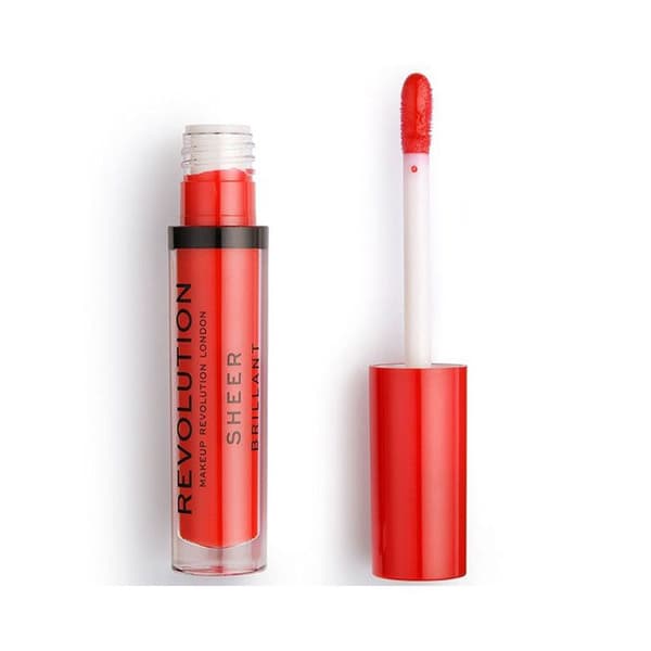 Makeup Revolution - Sheer Shiny Lip Gloss - 132 Cherry