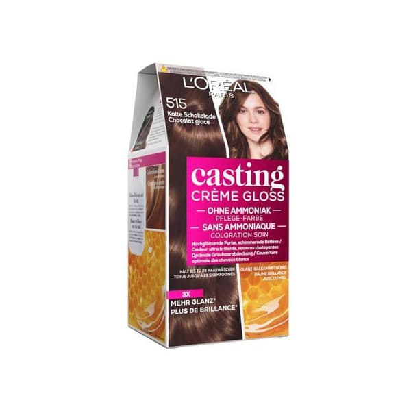 L'Oréal - Coloration Casting Crème Gloss - 515 Chocolat Glacé - Täckar grått hår - Hårfärg