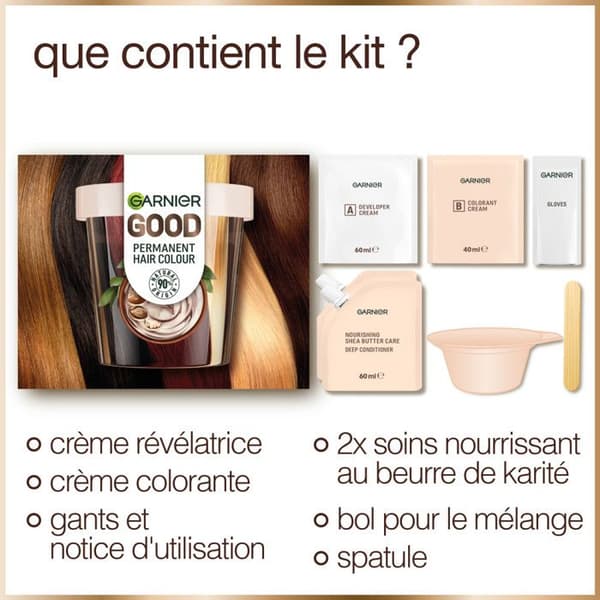 Garnier Good Coloration 5.0 Ljusbrun Kaffe Startkit