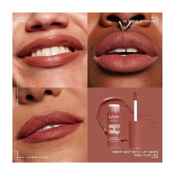 Läppstift - SMOOTH WHIPE - Matt - 4 ml - Perfekt täckning