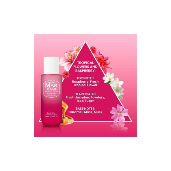 Mar E Sol - Dimma Parfym Tropiska Blommor & Hallon -
