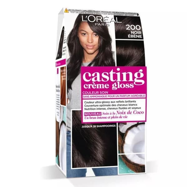 Färgning L'OREAL Casting Crème Gloss - Svart Ebenholtz 200