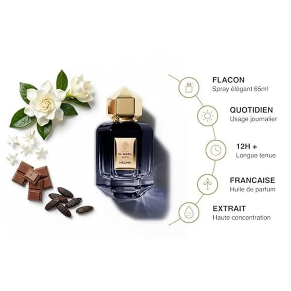 Eau de parfum - Halima - 65 ml - Oriental, gourmand, subtil
