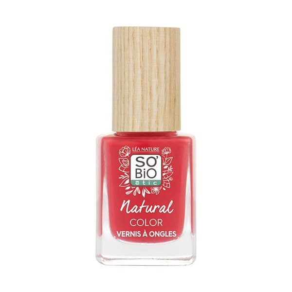 SO'BIO - Nagellack 25 vallmoröd 11 ml (Rosa)