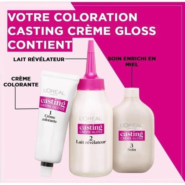 Färgning L'OREAL Casting Crème Gloss - Svart Ebenholtz 200