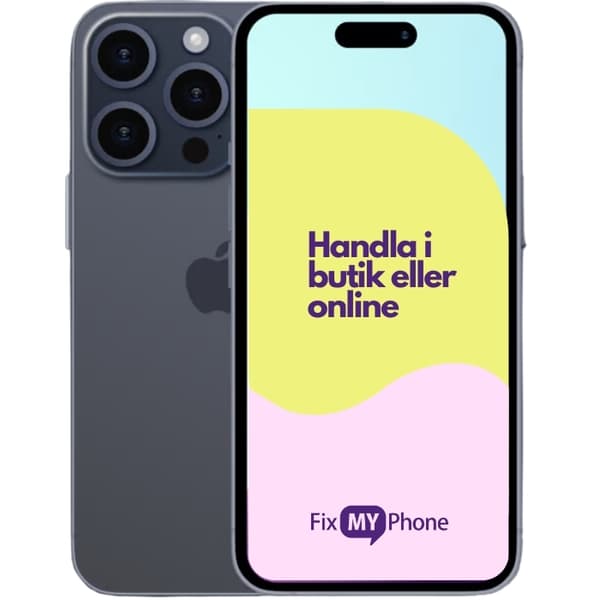 iPhone 15 Pro Blå 128GB Premium