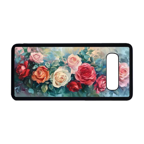 Til Samsung Galaxy S10: Roser Maleri Skall / Deksel