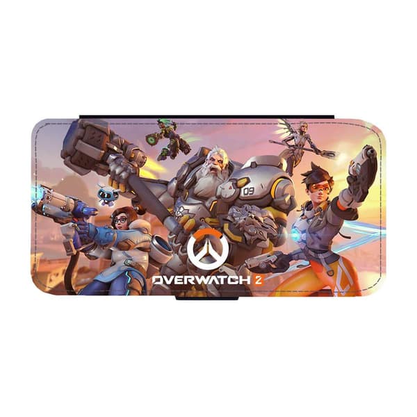 Til Samsung Galaxy S21 FE: Overwatch 2 Flippetui
