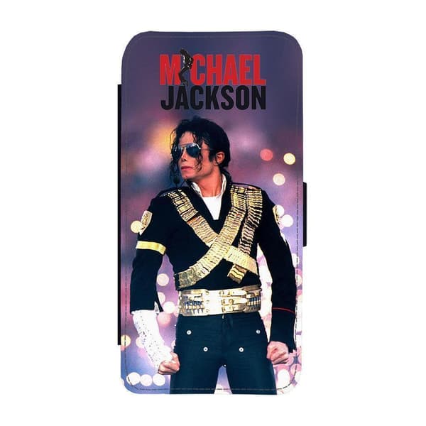 För Samsung Galaxy A17, Michael Jackson Flip Mobilfodral