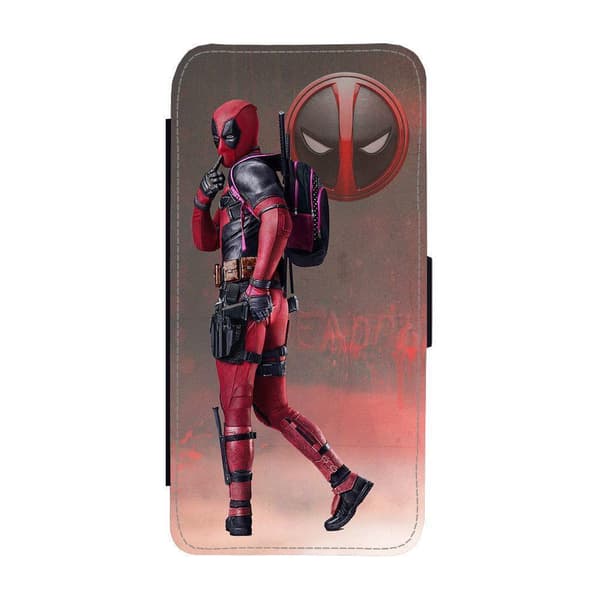 Til Samsung Galaxy S21 FE: Deadpool Flippetui