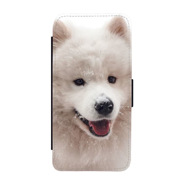 Til Samsung Galaxy S21: Samoyed Dog Flippetui