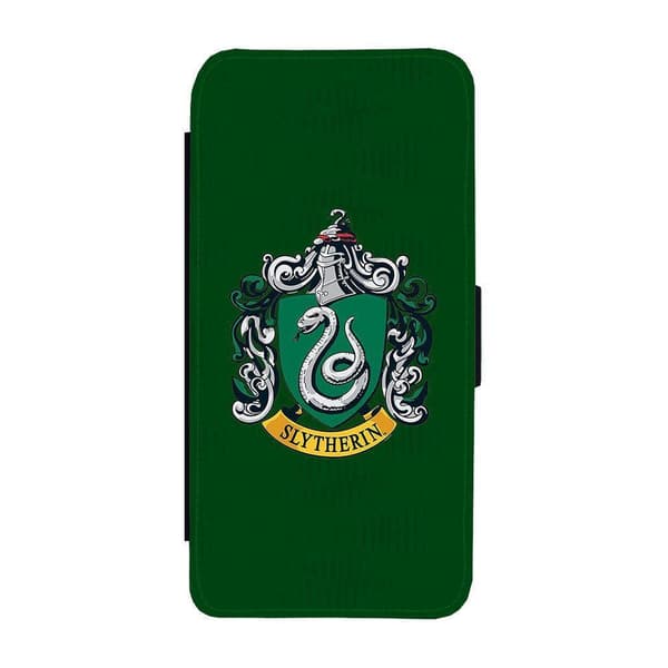 Til Apple iPhone 14 Pro: Harry Potter Slytherin Flippetui