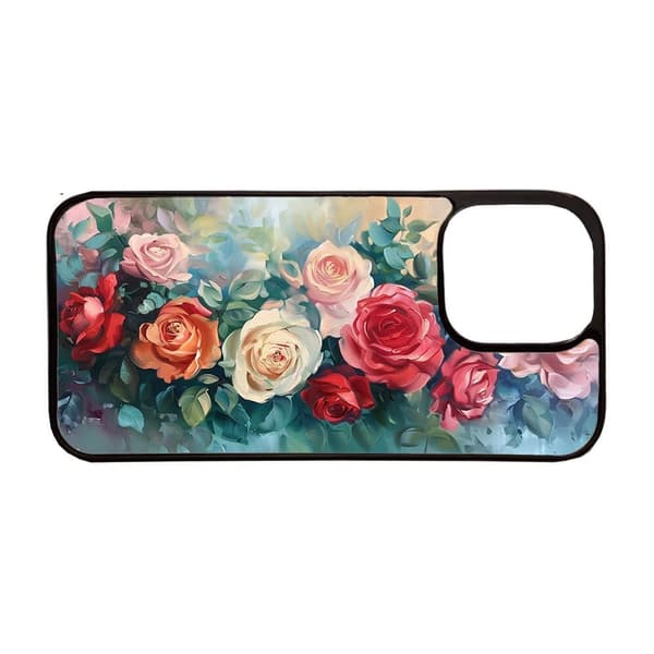 Til Apple iPhone 13 Mini, Roser Maleri Mobilcover
