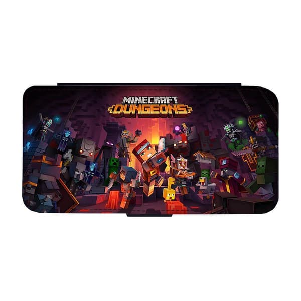 Til Samsung Galaxy S21: Minecraft Dungeons Flippetui