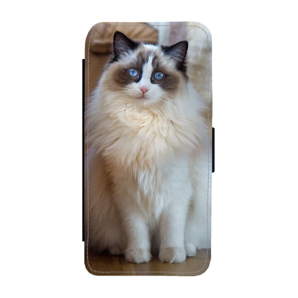 Til Samsung Galaxy S21 FE: Ragdoll Cat Flippetui