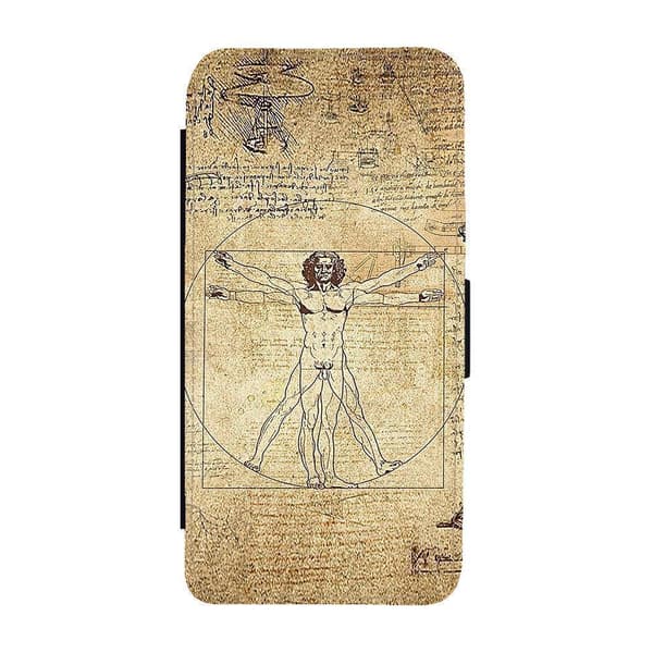 Til Samsung Galaxy A17, Vitruvian Man Flip-Cover