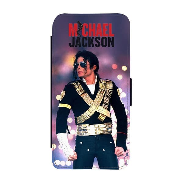 Til Apple iPhone 14 Pro Max: Michael Jackson, flipdeksel med unikt motiv, mobiletui med stativfunksjon