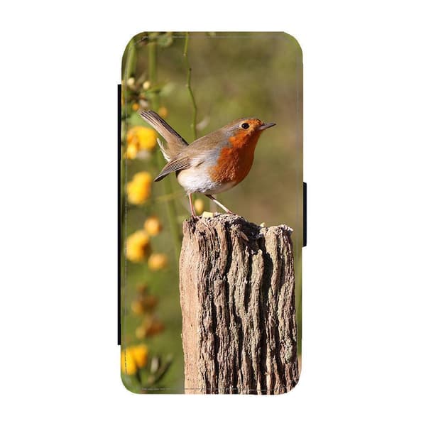 Til Samsung Galaxy A52 5G: Bird Robin Flippetui