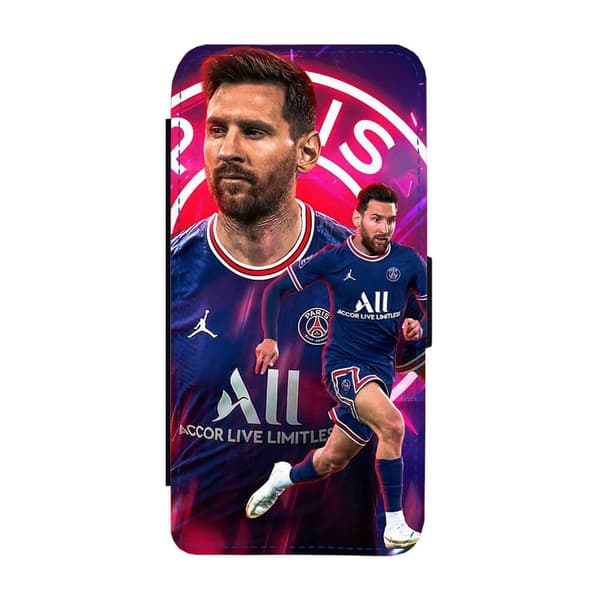Til Samsung Galaxy S21: Lionel Messi 2021 PSG Flippetui