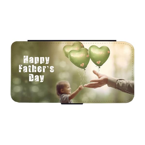 Til Apple iPhone 14 Pro: Happy Father's Day Flippetui