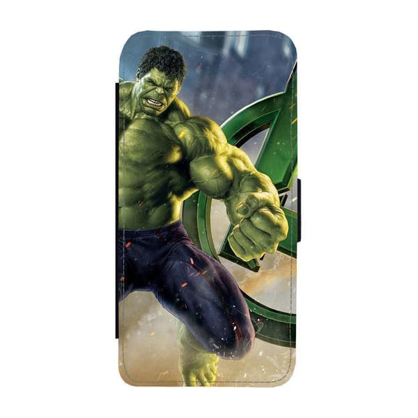 Til Samsung Galaxy S21 FE: Hulk Flippetui