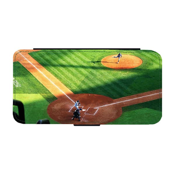 Til Samsung Galaxy S21: Baseball Field Flippetui