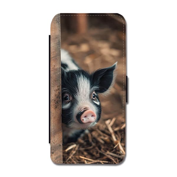 Til Samsung Galaxy S21 FE: Dyr Gris Flippetui