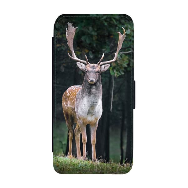 Til Samsung Galaxy S21 FE: Fallow Deer Flippetui