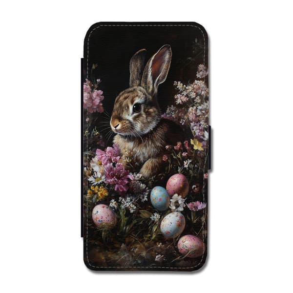 Til Samsung Galaxy A17, Påske Oljemaleri Flip-etui