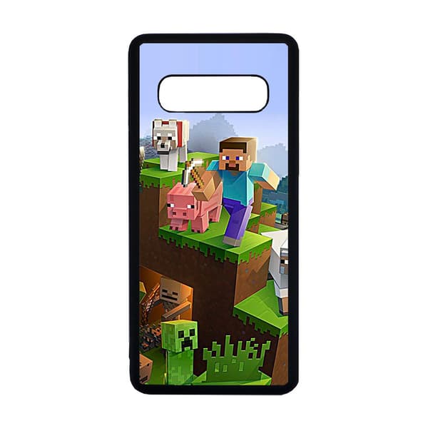 Til Samsung Galaxy S10+: Minecraft Skall / Deksel