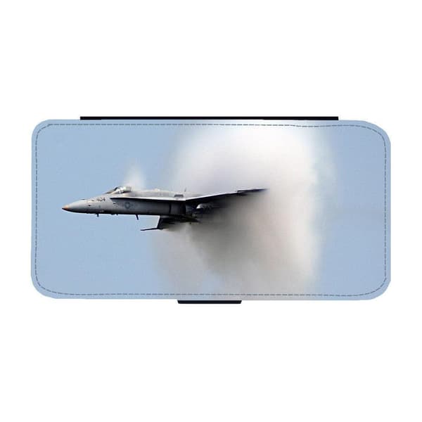 Til Apple iPhone 14 Pro: Supersonic Sound Barrier Fighter Flippetui