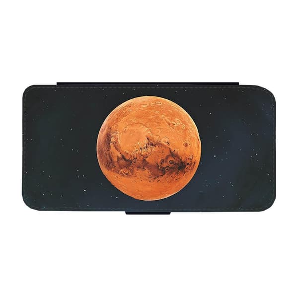Til Samsung Galaxy S21 FE: Planet Mars Flippetui