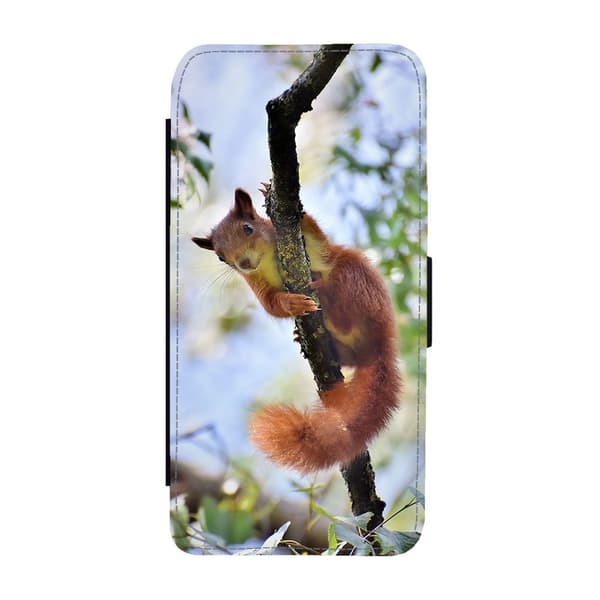 Til Google Pixel 10a: Squirrel, flipdeksel med unikt motiv, mobiletui med stativfunksjon
