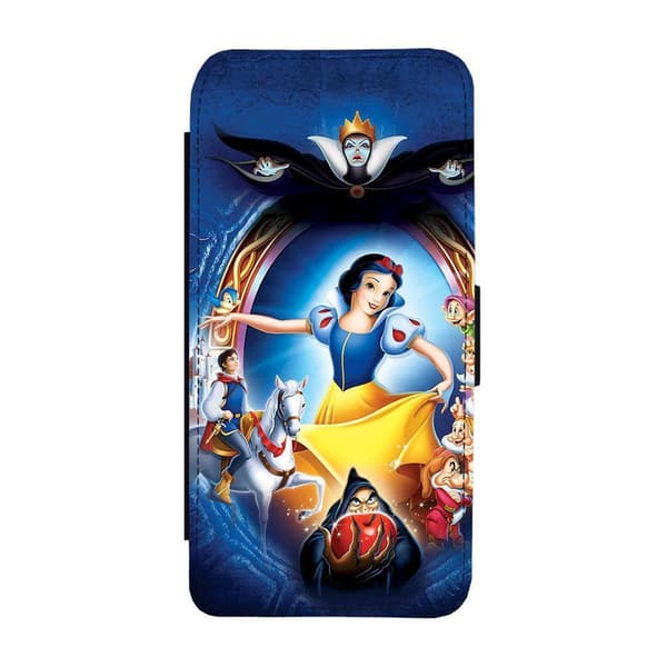 Til Samsung Galaxy S21 FE: Snow White Flippetui