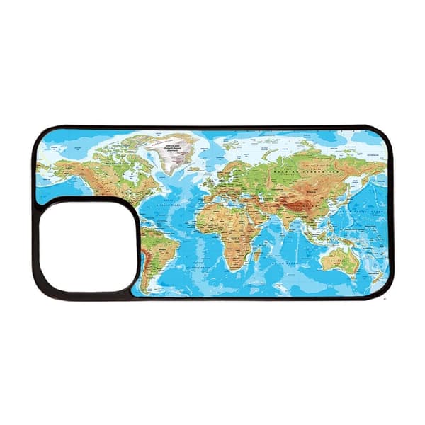 Til Apple iPhone 11 Pro Max, Kort over Verden Mobilcover