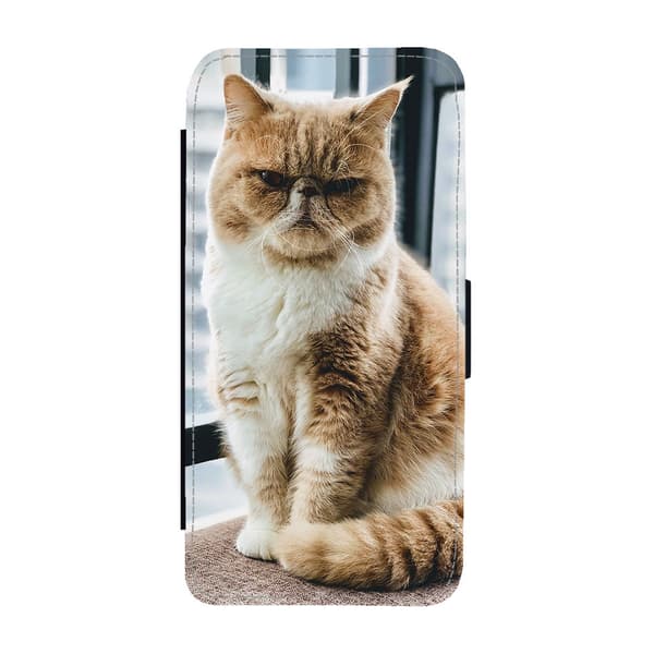 Til Samsung Galaxy S21: Exotic Cat Flippetui