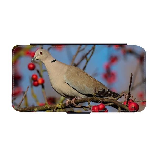 Til Samsung Galaxy A52 5G: Bird Collared Dove Flippetui