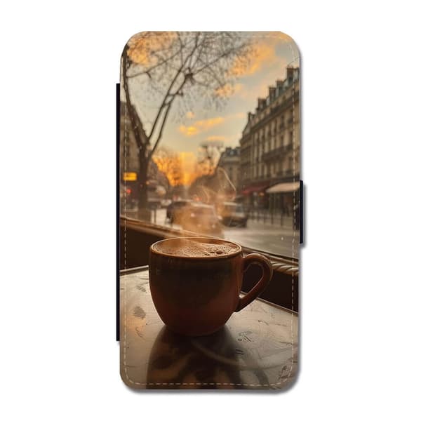 Til Samsung Galaxy A52 5G: Kaffe Flippetui